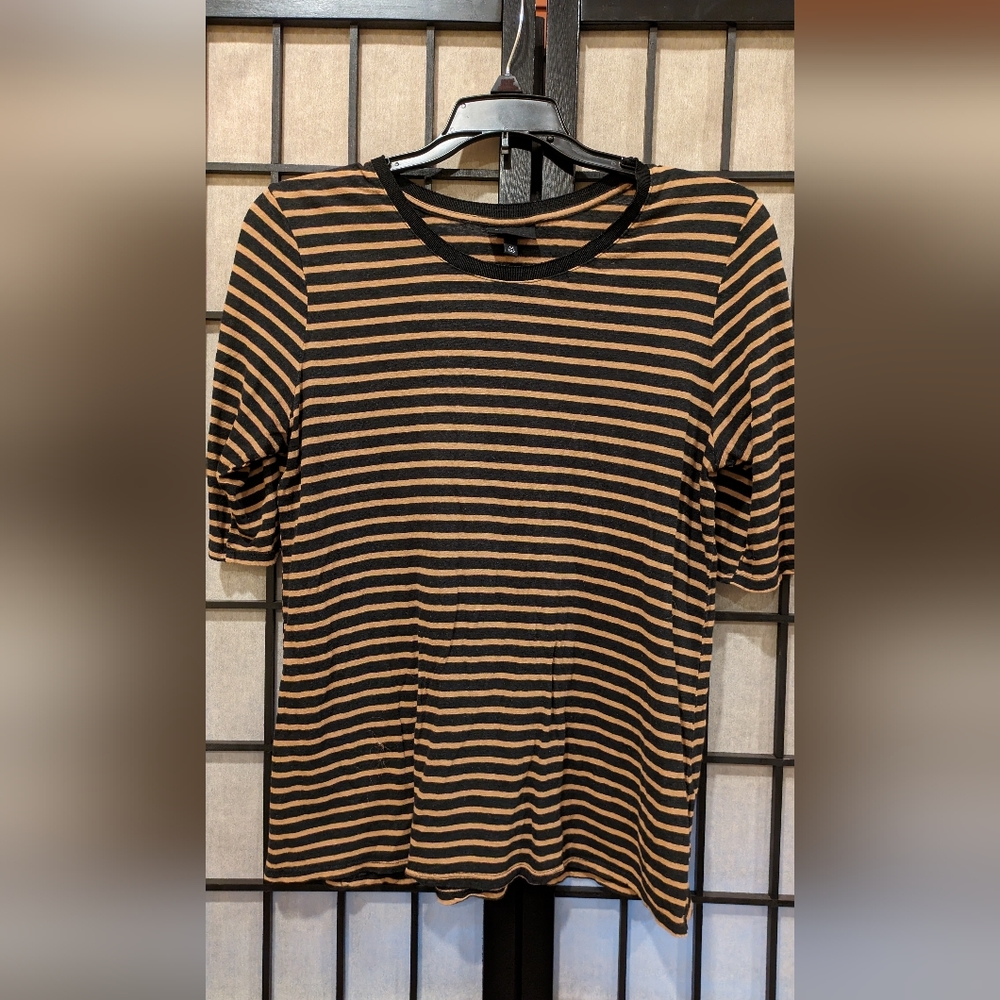 3/4 Sleeve Striped Tshirt